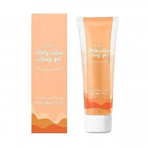Гель-лосьйон для тіла для сухої шкіри, зволожуючий гель для шкіри 2-в-1, заспокійливий, зволожуючий відновлюючий - Фото 1