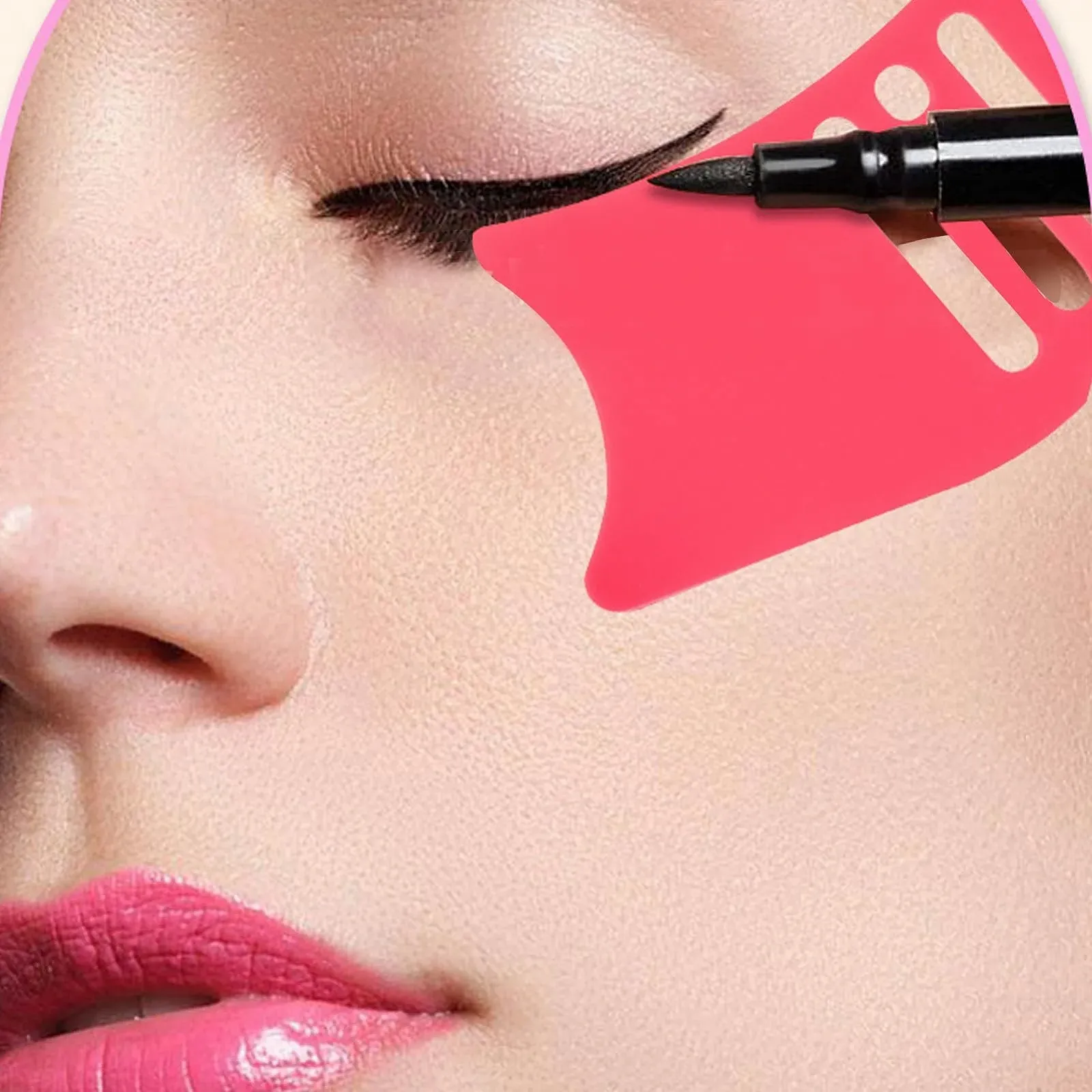 Трафарети для підводки очей Силікон, фото №7