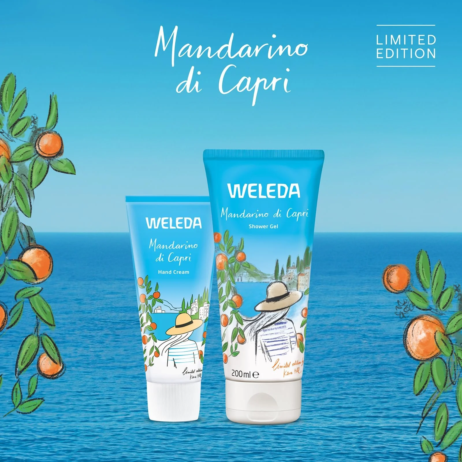 Крем для рук WELEDA Organic Mandarino di Capri Vegan с органическим мандарином - натуральное косметическое средство, питает, смягчает и разглаживает кожу рук, с ароматом мандарина и розмарина для сухой кожи рук, 50 мл, фото №6