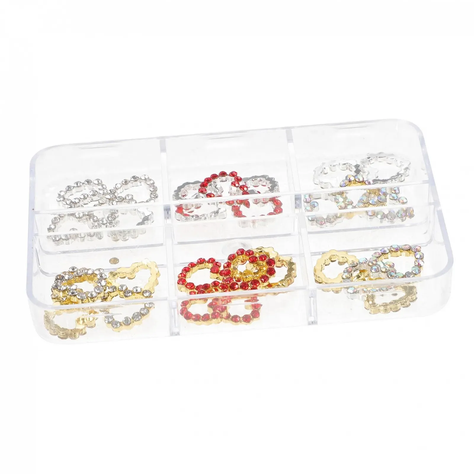 Украшения для ногтей Healeved, 120 шт, сердце, DIY, фото №6