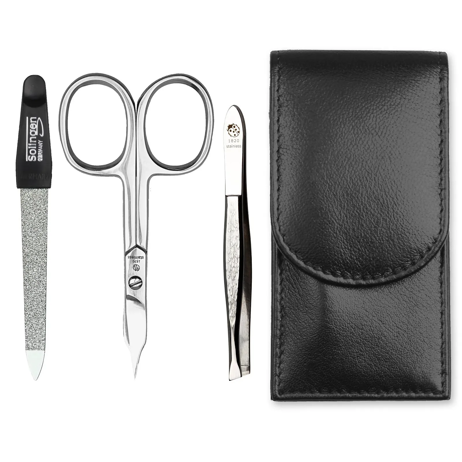 Набір для манікюру Sonnenschein by Hans Kniebes 3 предмети (чорний), фото №1