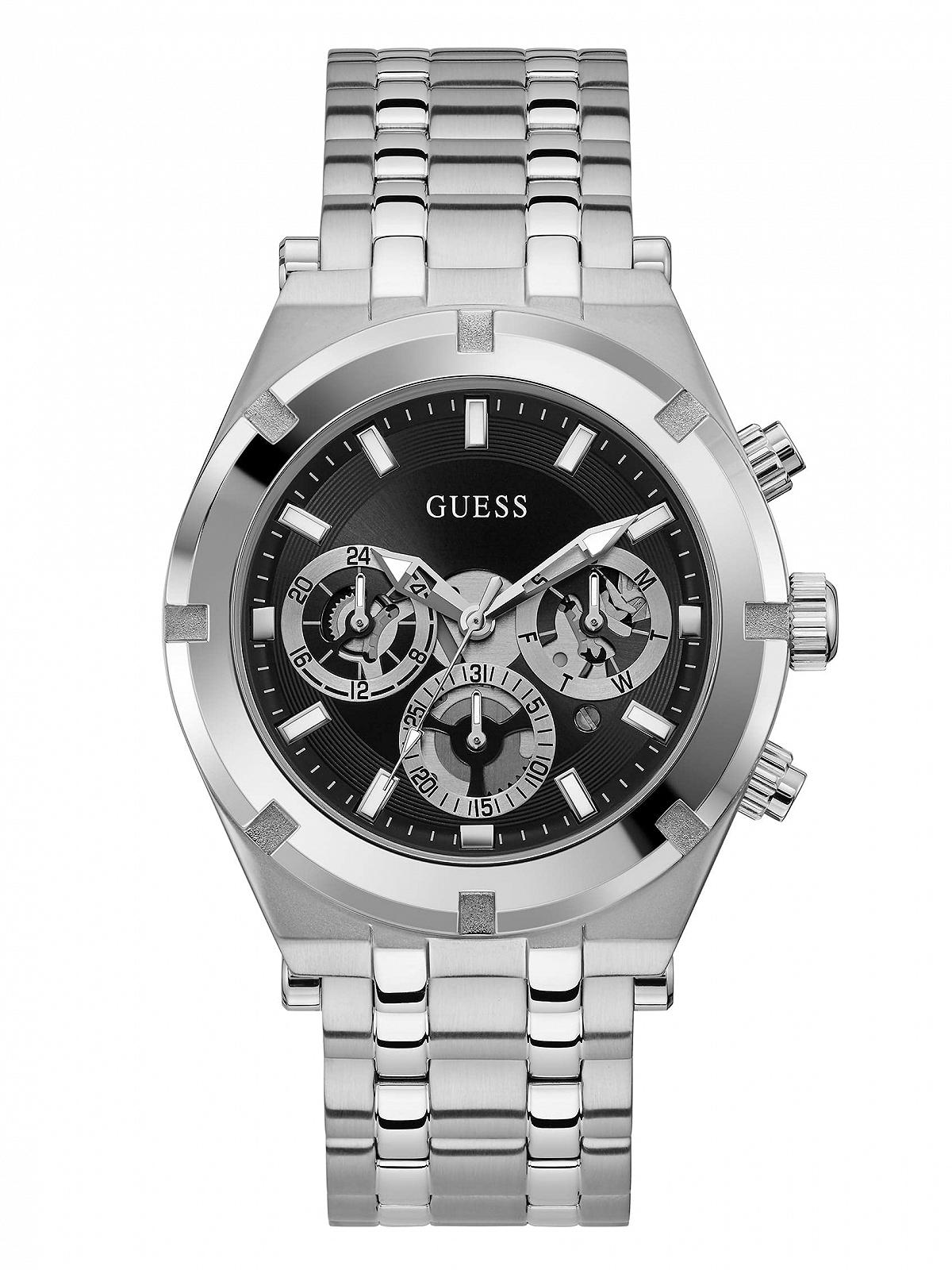 Часы Guess Men's Silver-Tone Multifunction One, фото №1 Часы Guess Men's Silver-Tone Multifunction One, фото №1