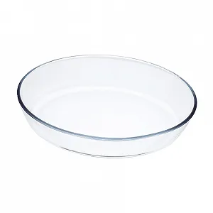 Форма для запікання Luxshiny скляна велика овальна термостійка антипригарна - Фото 1