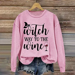 Женский свитшот Lässige Мода 2025, с принтом на Хэллоуин, мягкий и приятный к телу, удобный материал для вечеринок, фестивалей, улицы и свадеб synthetic.ua - Фото 1