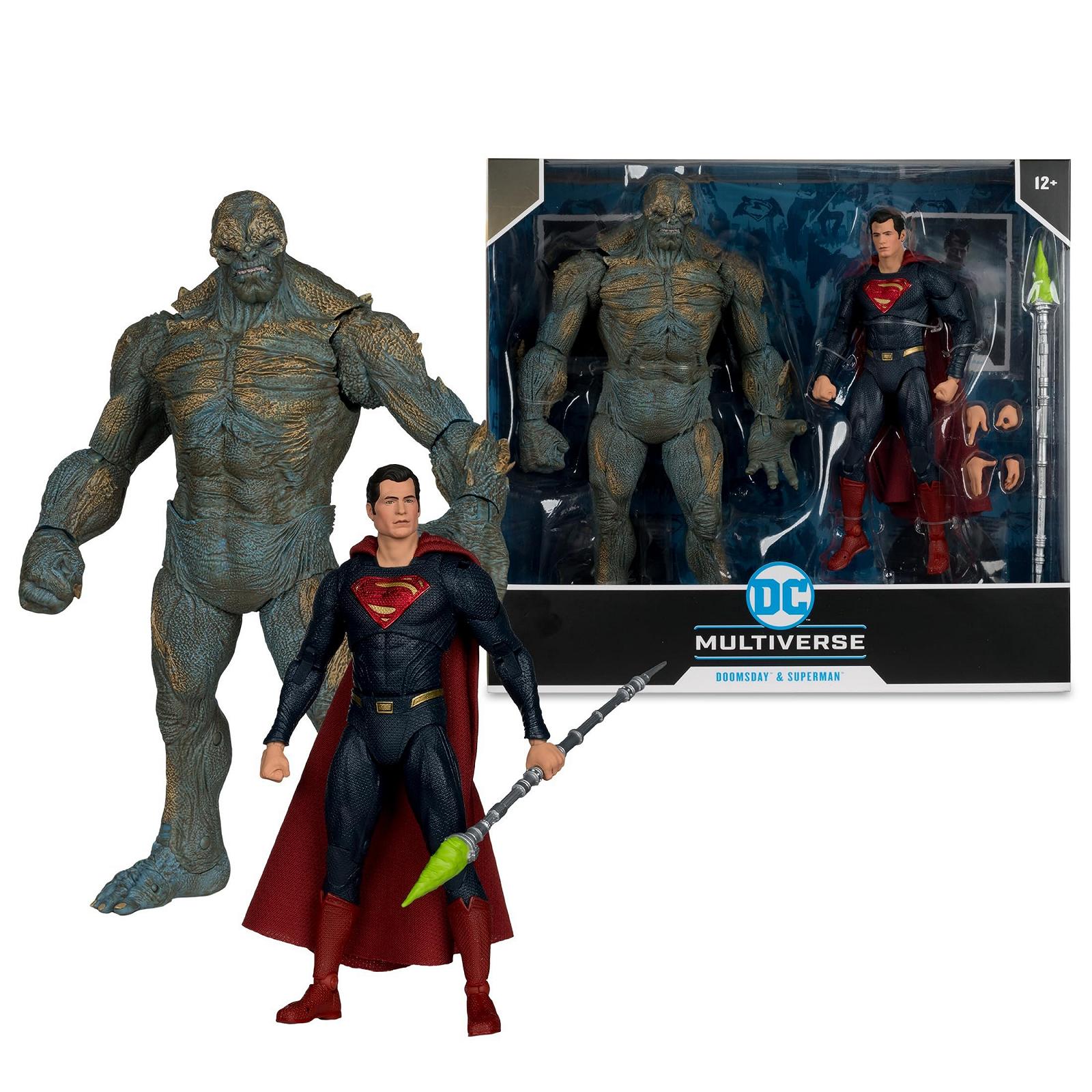 Фигурки экшн Mega, Набор из 2, Думсдей и Супермен, Batman v Superman: Dawn of Justice, DC Multiverse, McFarlane Toys, фото №6