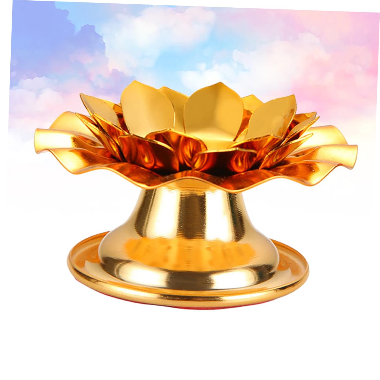 Подсвечник PRETYZOOM Lotus Creative Candle Cup, фото №6