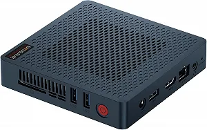 Міні ПК BOSGAME AG40 / Intel Celeron N4020 / RAM 4GB / eMMC 64GB / 1 x HDMI / LAN / Wi-Fi 5 / Bluetooth 5.1 / Windows 11 / Синій - Фото 1