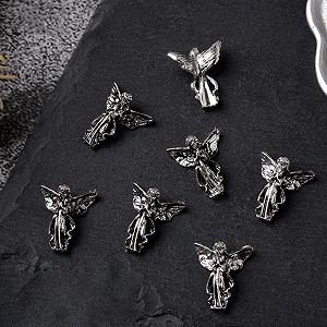 Череп Вінтаж Прикраса для нігтів Серце/набір - Фото 1