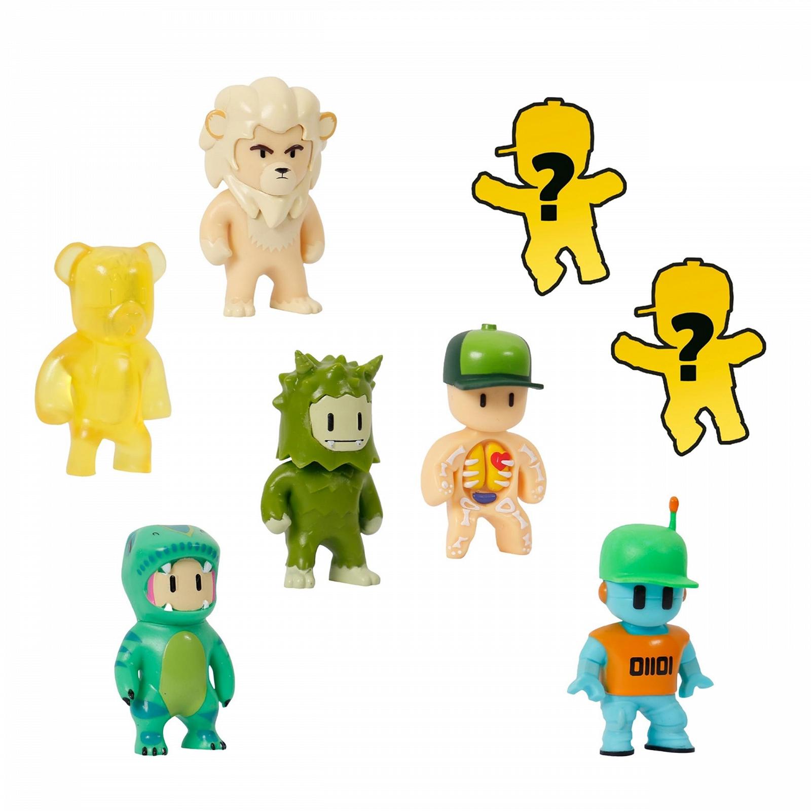 Фігурки Bizak Stumble Guys T-Rex Guy + Robot Guy, набір з 8 штук, фото №2