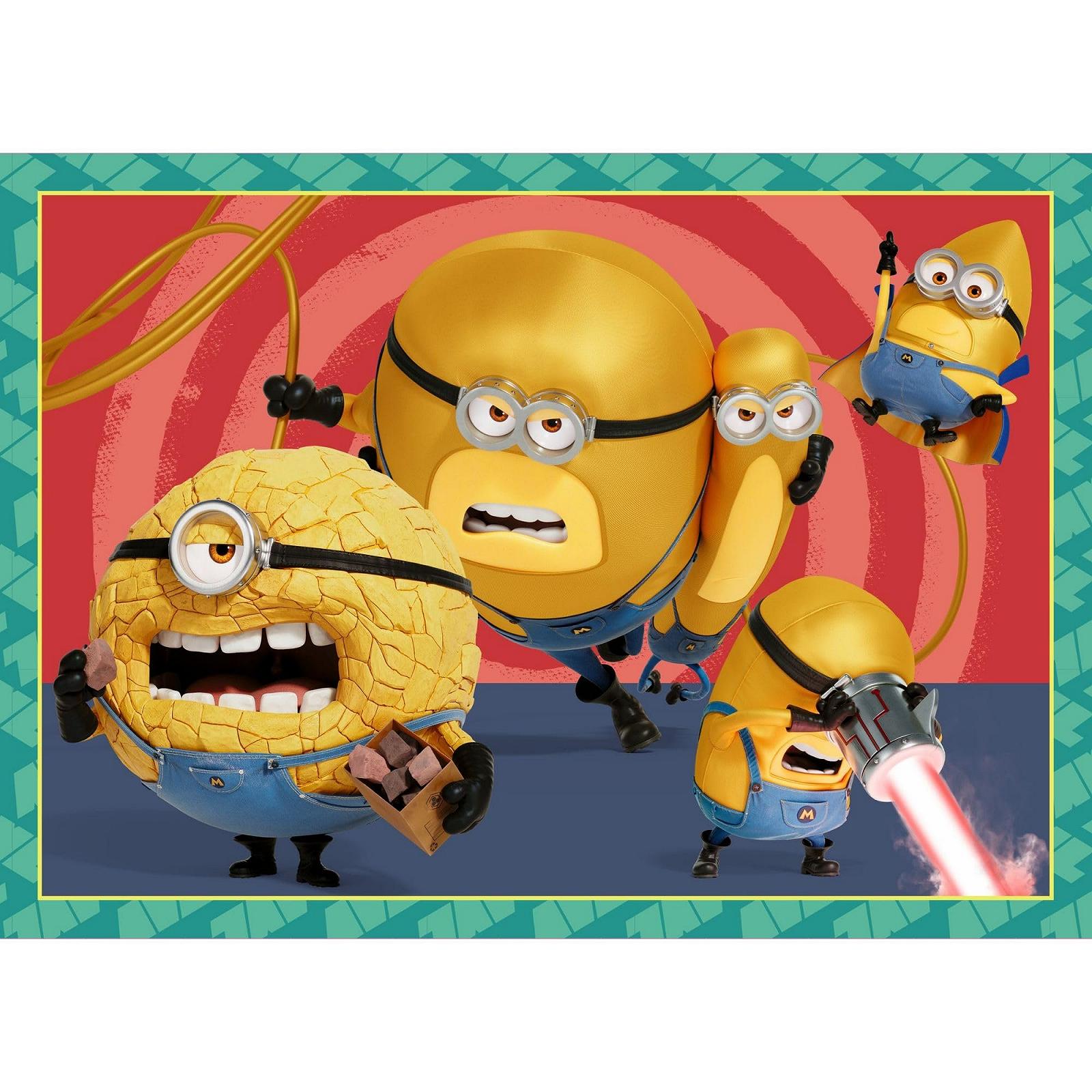 Пазлы Trefl Despicable Me 4 Crazy Minions 4-в-1 4 игры 4-35 элементов, фото №5