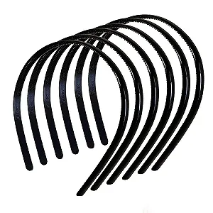 Обруч Пластиковый С зубцами Черный (ширина 8 мм) - Фото 1