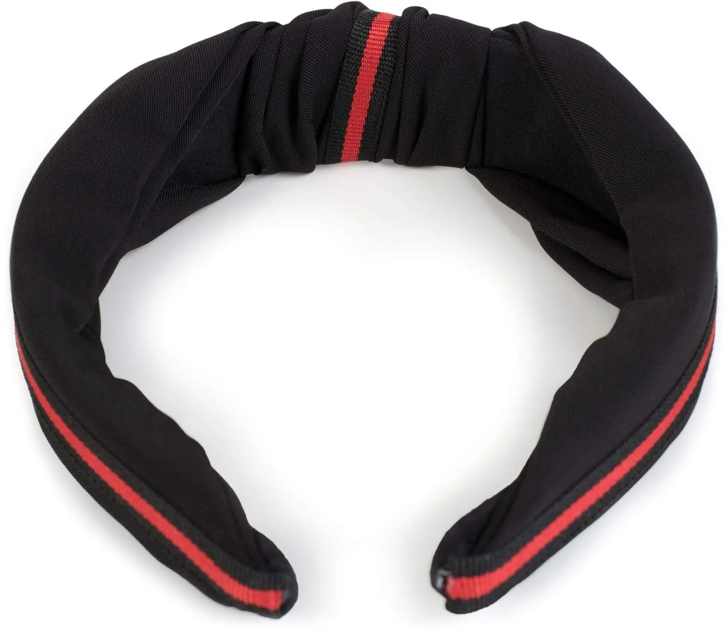 Обруч styleBREAKER Жіночий З Вузлами та Декоративними Смужками Ретро Стиль 04026018 Чорний, фото №5