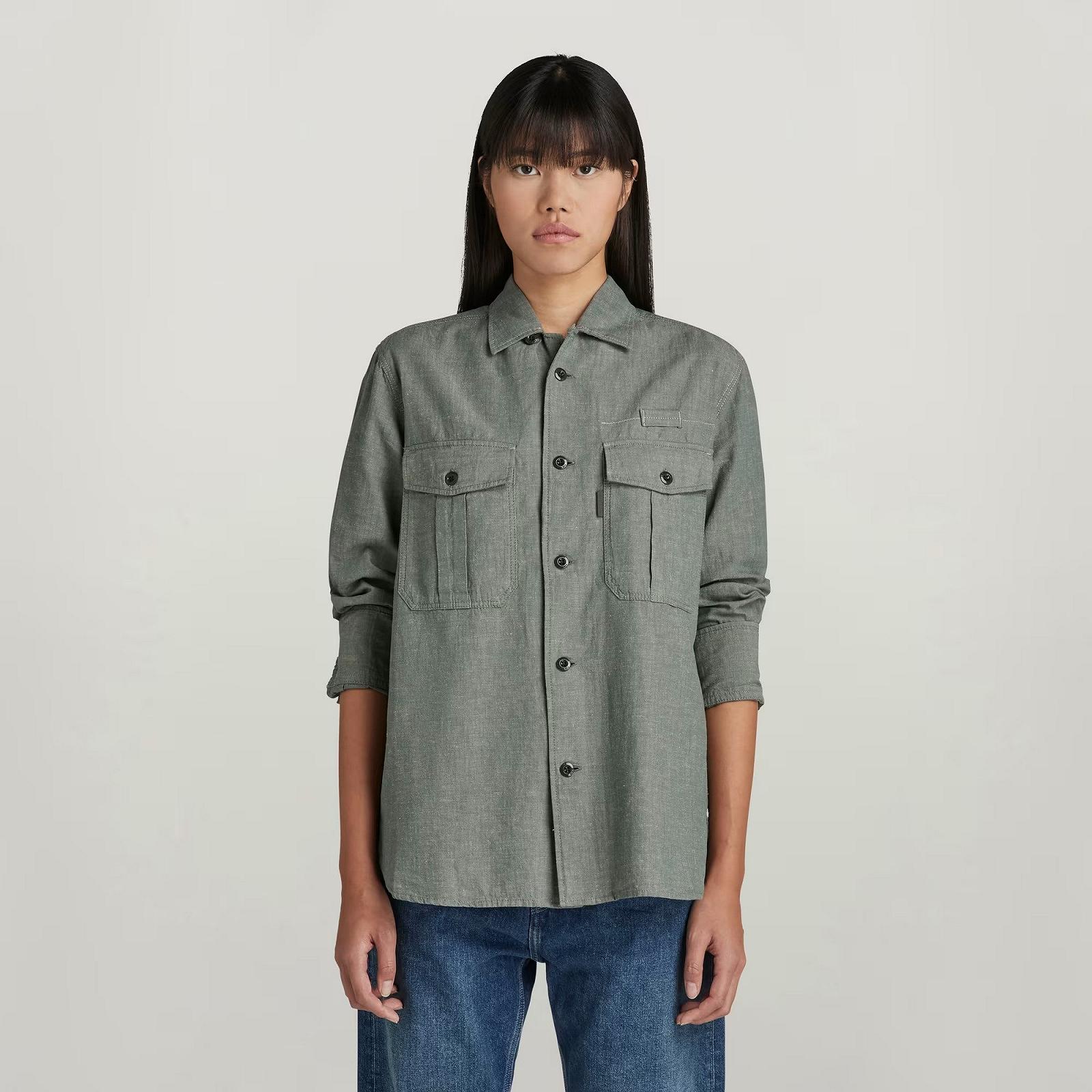 Женская рубашка G-Star RAW Officer Boyfriend Shirt - L, фото №1 Женская рубашка G-Star RAW Officer Boyfriend Shirt - L, фото №1
