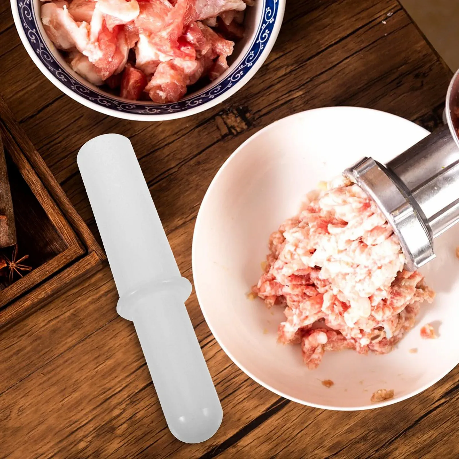 Толкатель для мяса Luxshiny Универсальный пластиковый для мясорубки, фото №8 Толкатель для мяса Luxshiny Универсальный пластиковый для мясорубки, фото №8
