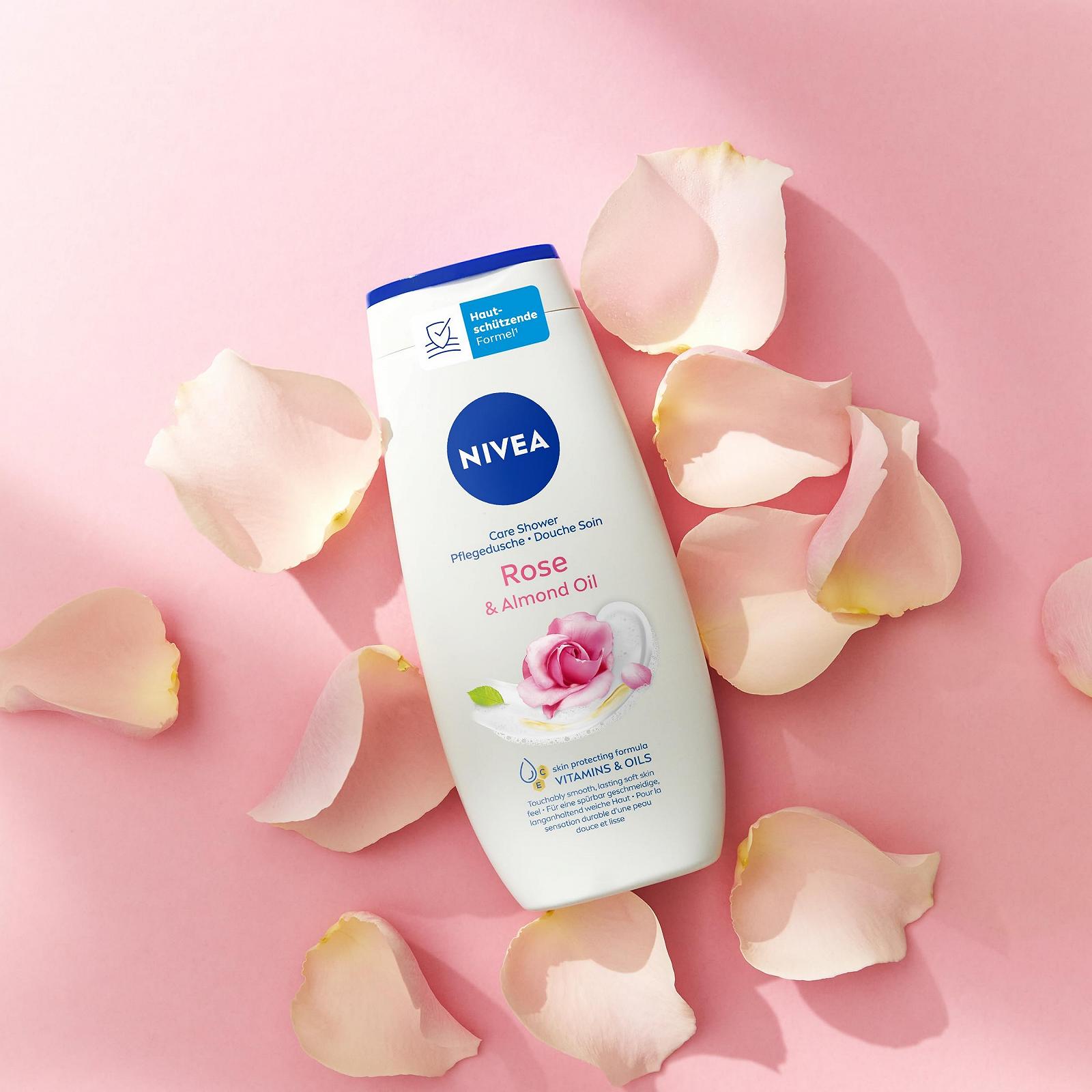 Гель для душа NIVEA Rose & Almond Oil pH-нейтральный 250 мл, фото №8