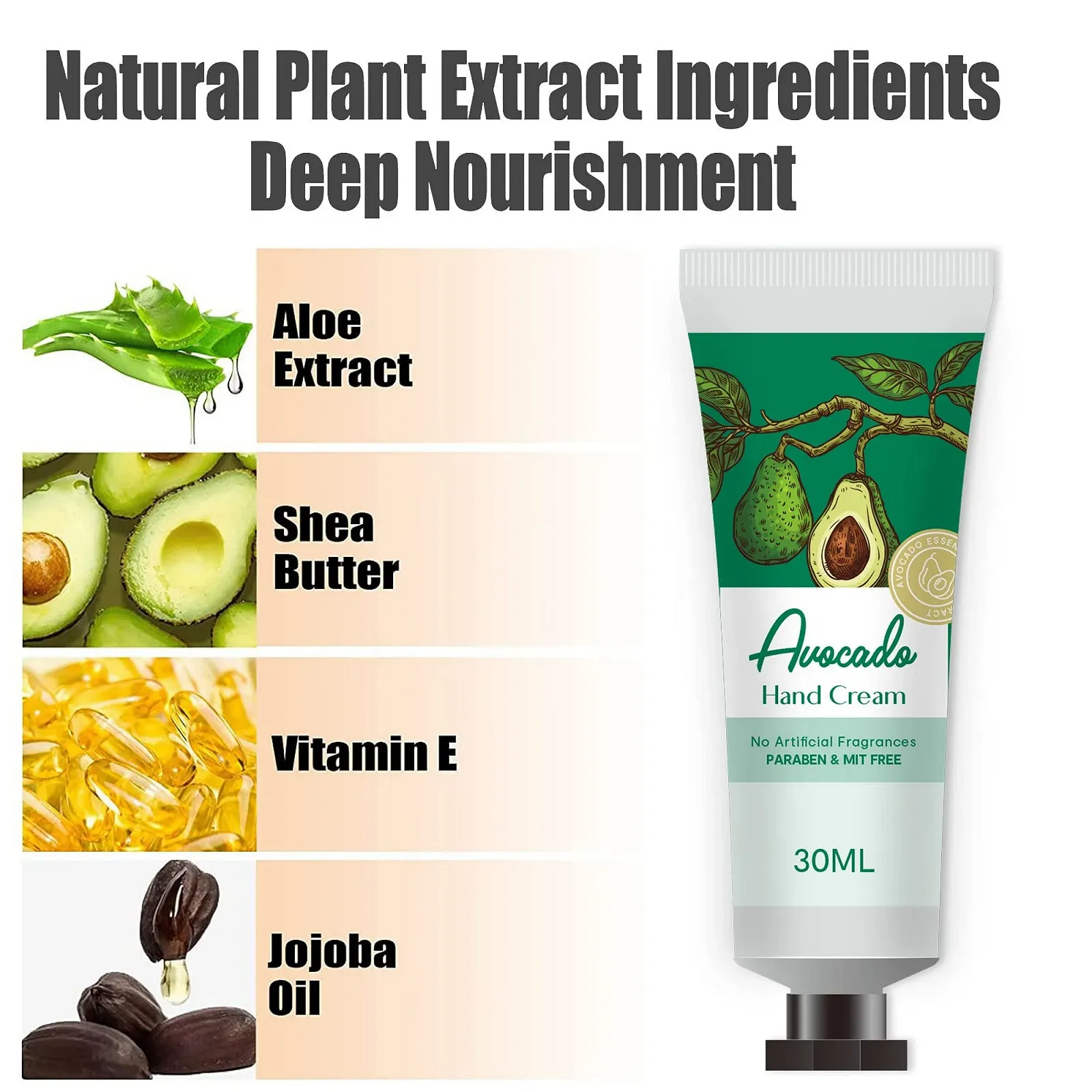 Набор: Крем для рук KIYTARBOO 4 x 30 г, Ароматические свечи 4 x 90 г, фото №4