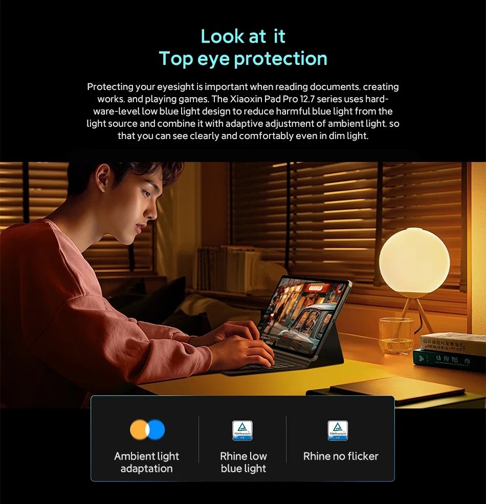 Планшет Lenovo Xiaoxin Pad Pro 2025 8/256 12.7'' Dimensity 8300 10200 мАh Grey , фото №8