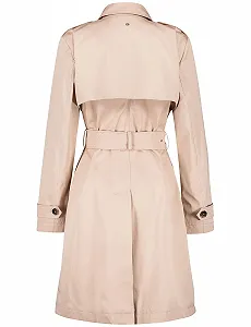 Тренч Gerry Weber Однотонный с длинными рукавами с погонами synthetic.ua - Фото 1