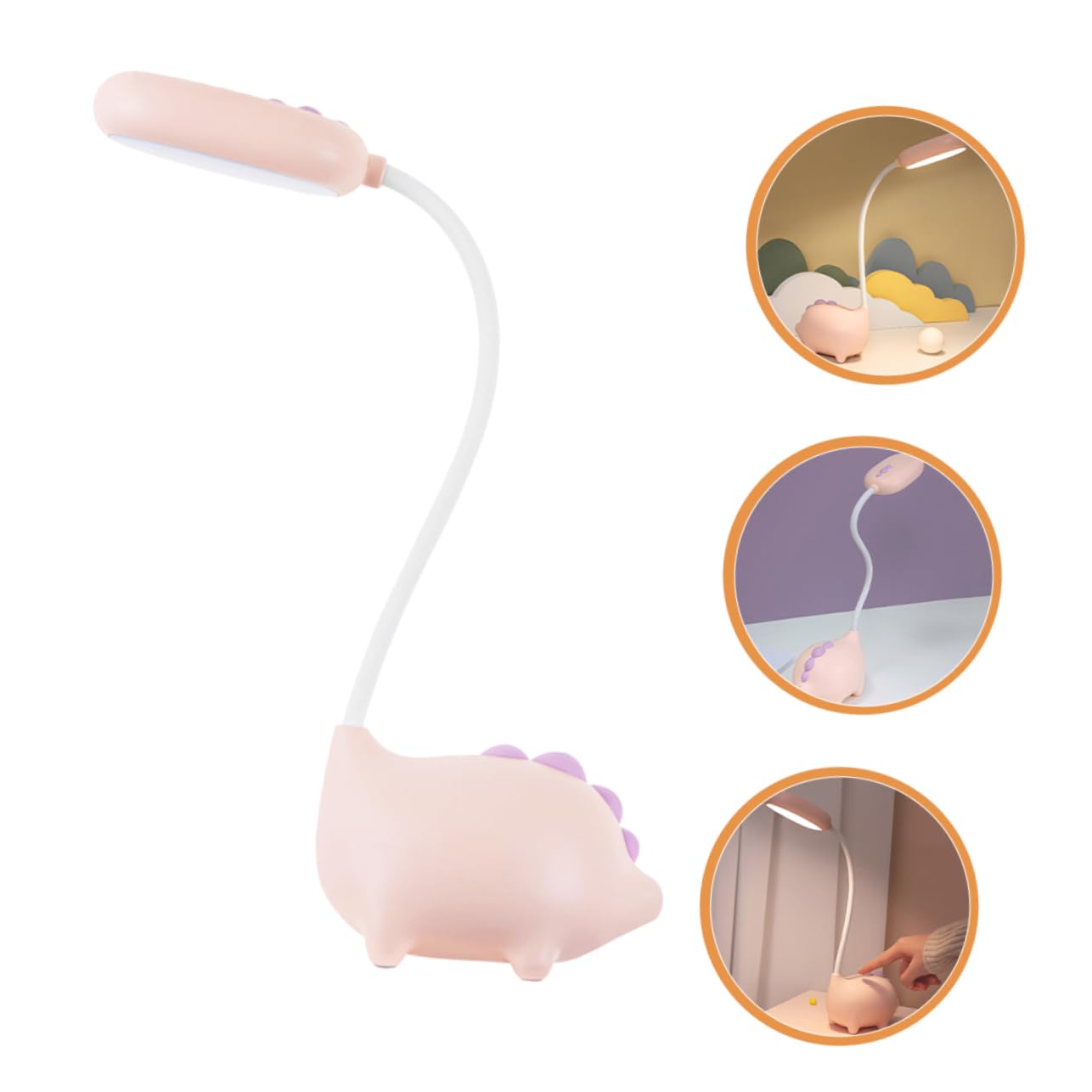 Лампа Homoyoyo Dinosaurier ABS Розовый, фото №4 Лампа Homoyoyo Dinosaurier ABS Розовый, фото №4