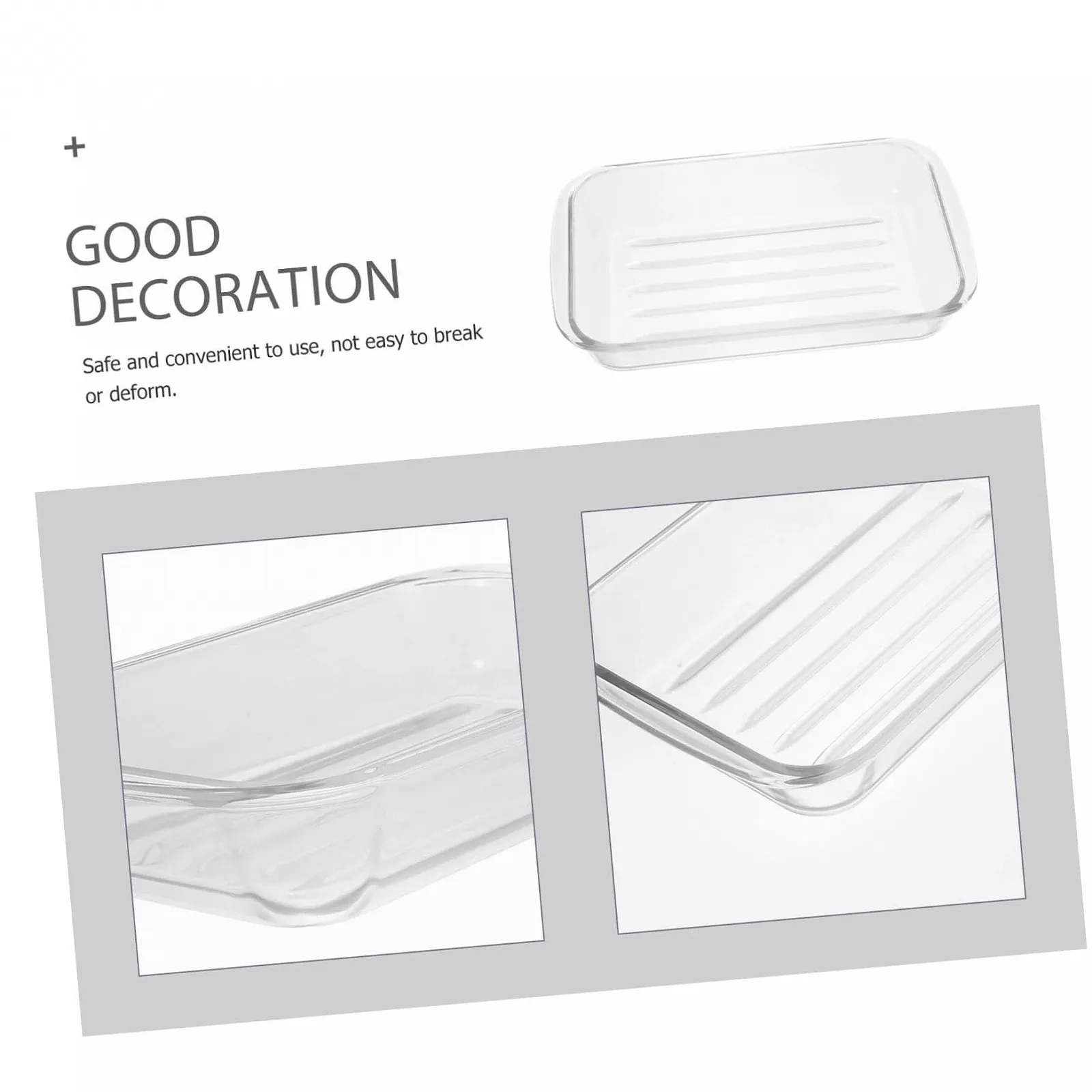 Форма для запекания Healifty Стеклянная Большая Глубокая Закаленное стекло, фото №9