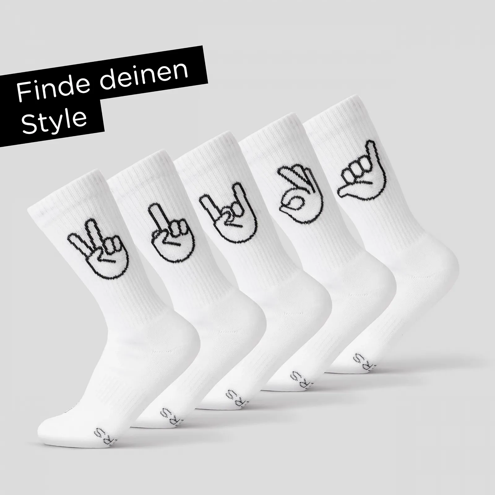 Носки Спортивные FYNGERS Набор 3 шт Белый Органический Хлопок Высшее Качество, фото №5