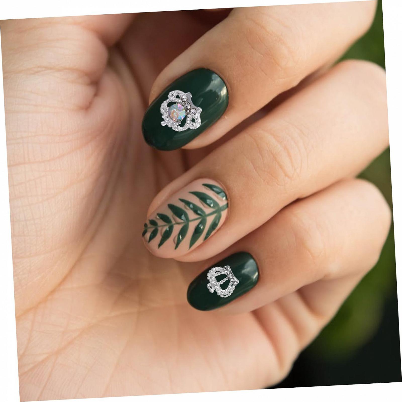 Украшения для ногтей Корона Металл Healvian 100шт, фото №9