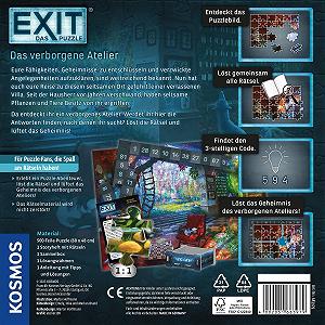 Пазл-квест KOSMOS EXIT - The Puzzle The Hidden Atelier 500 элементов от 10 лет synthetic.ua - Фото 1