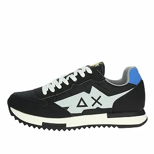 Кроссовки SUN68 Niki Solid Ecopelle / Nylon Nero U25SU06 Z44121 - Фото 1