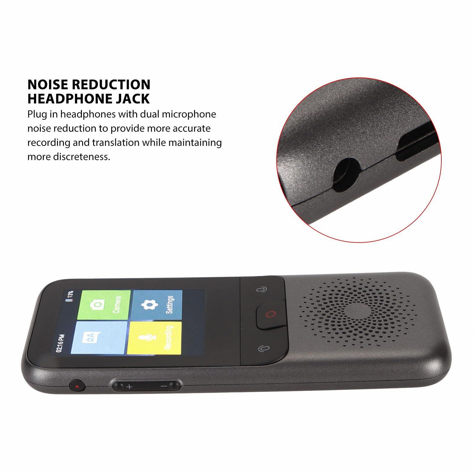 Устройство для перевода VBESTLIFE, 112 онлайн и 10 оффлайн языков, карманный, два микрофона, камера 5 Мп, фото №6