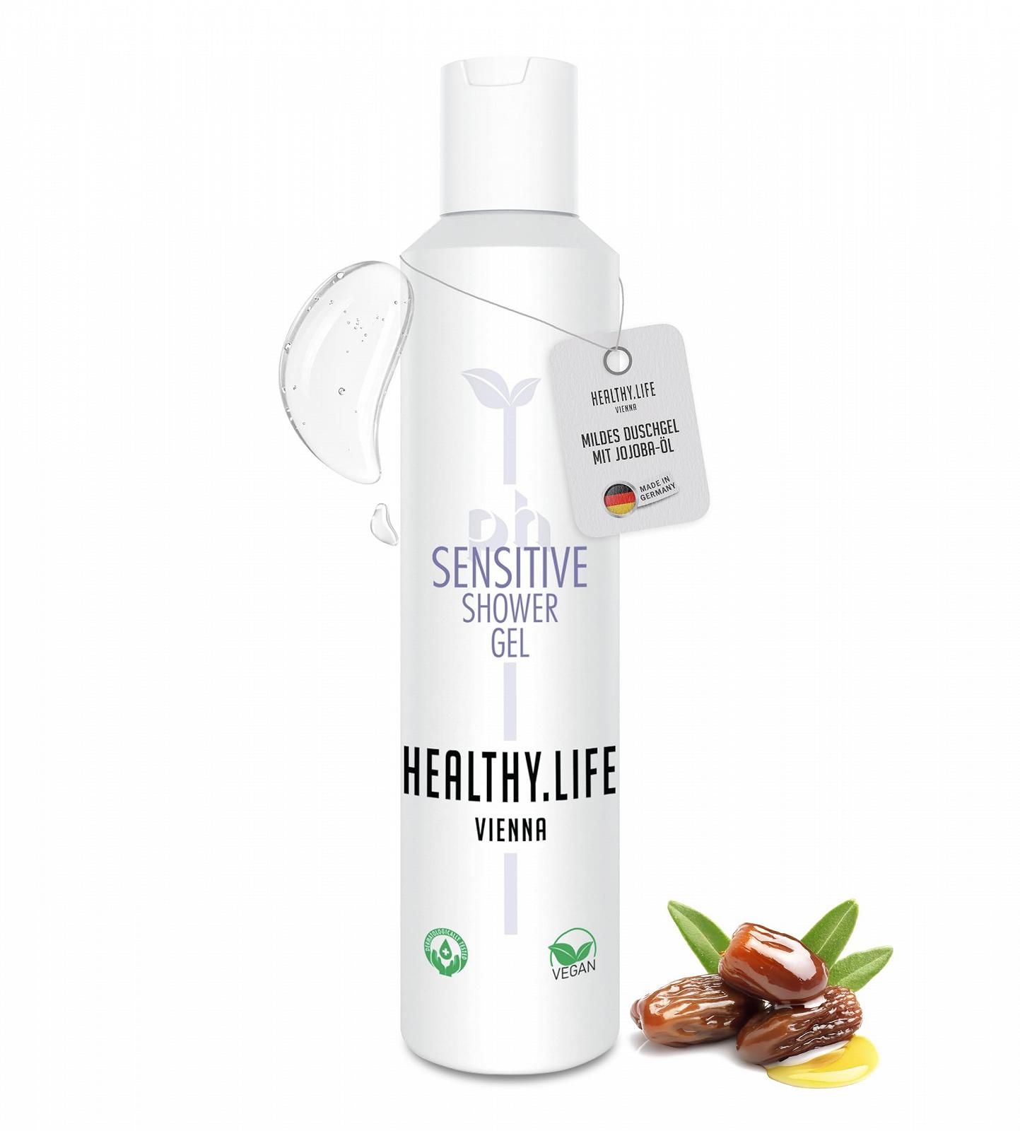 Гель для душу HLV Sensitive Jojoba Oil 200 мл, фото №1