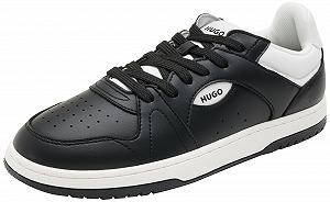 Кроссовки HUGO Hadrian Tenn Искусственная кожа на шнуровке с логотипом - Фото 1