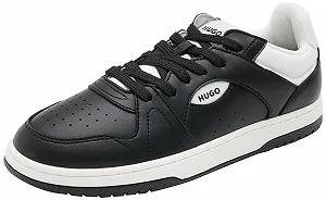 Кроссовки HUGO Hadrian Tenn Искусственная Кожа На Шнуровке с Деталями Логотипа - Фото 1