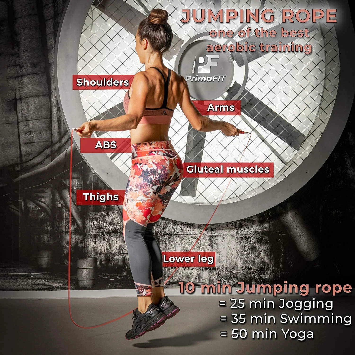 Скакалка PrimaFIT Pro Speed Jump Rope 3 м сталевий трос з обтяжувачами та підшипниками, фото №5