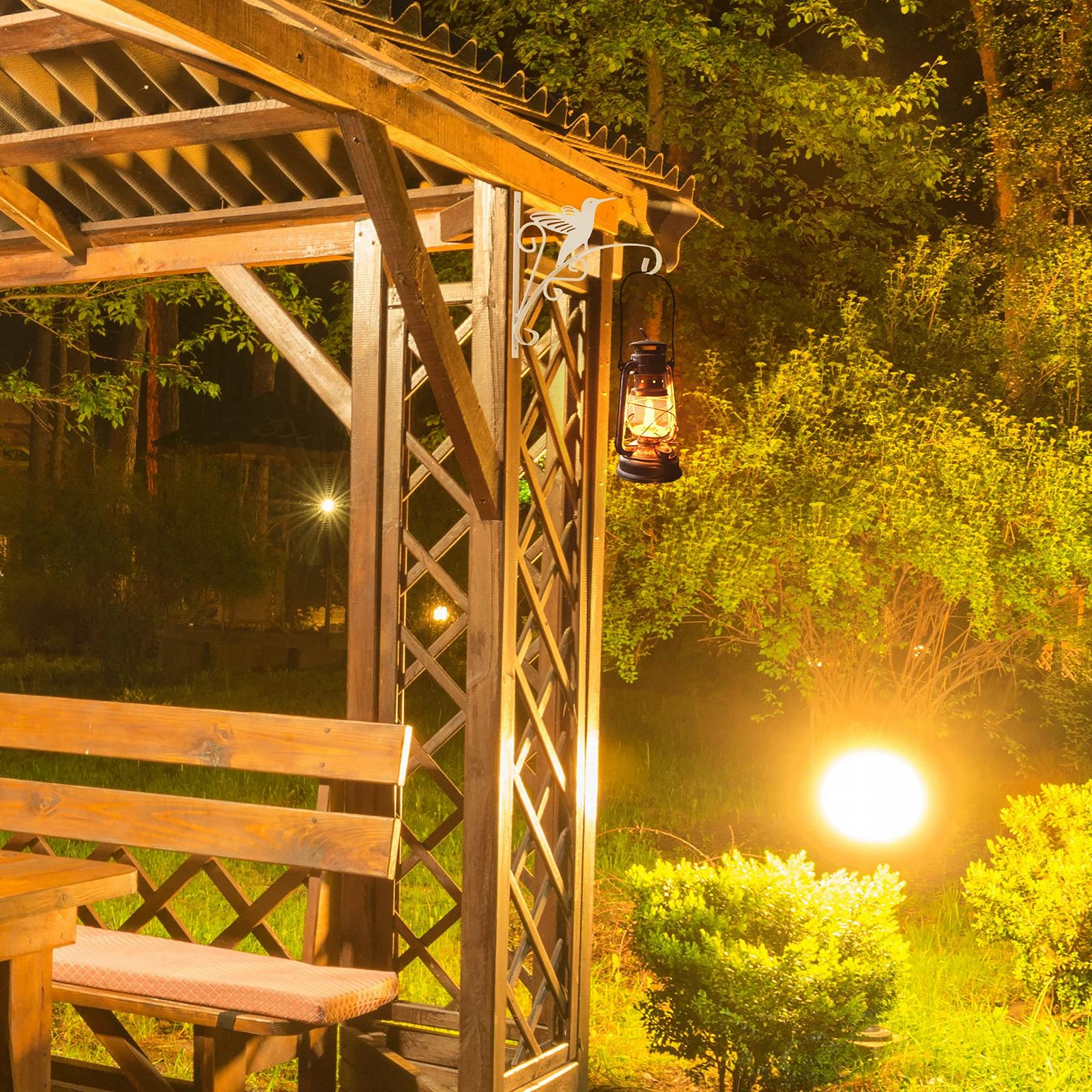 Тримач для підвісних кошиків Relaxdays Птах Настінний 30 x 29.5 x 2 см Залізо Білий, фото №5