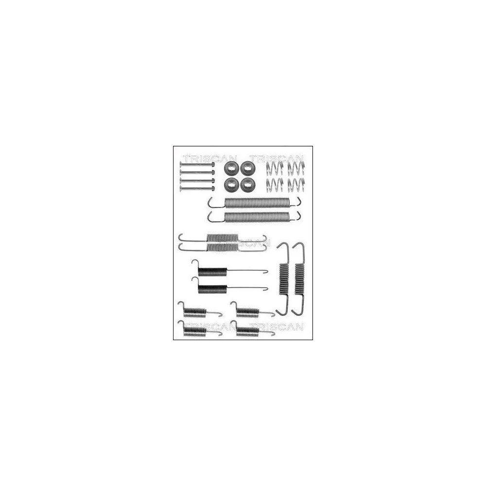 Монтажный комплект тормозных колодок TRISCAN 8105 292573 задняя ось, фото №1
