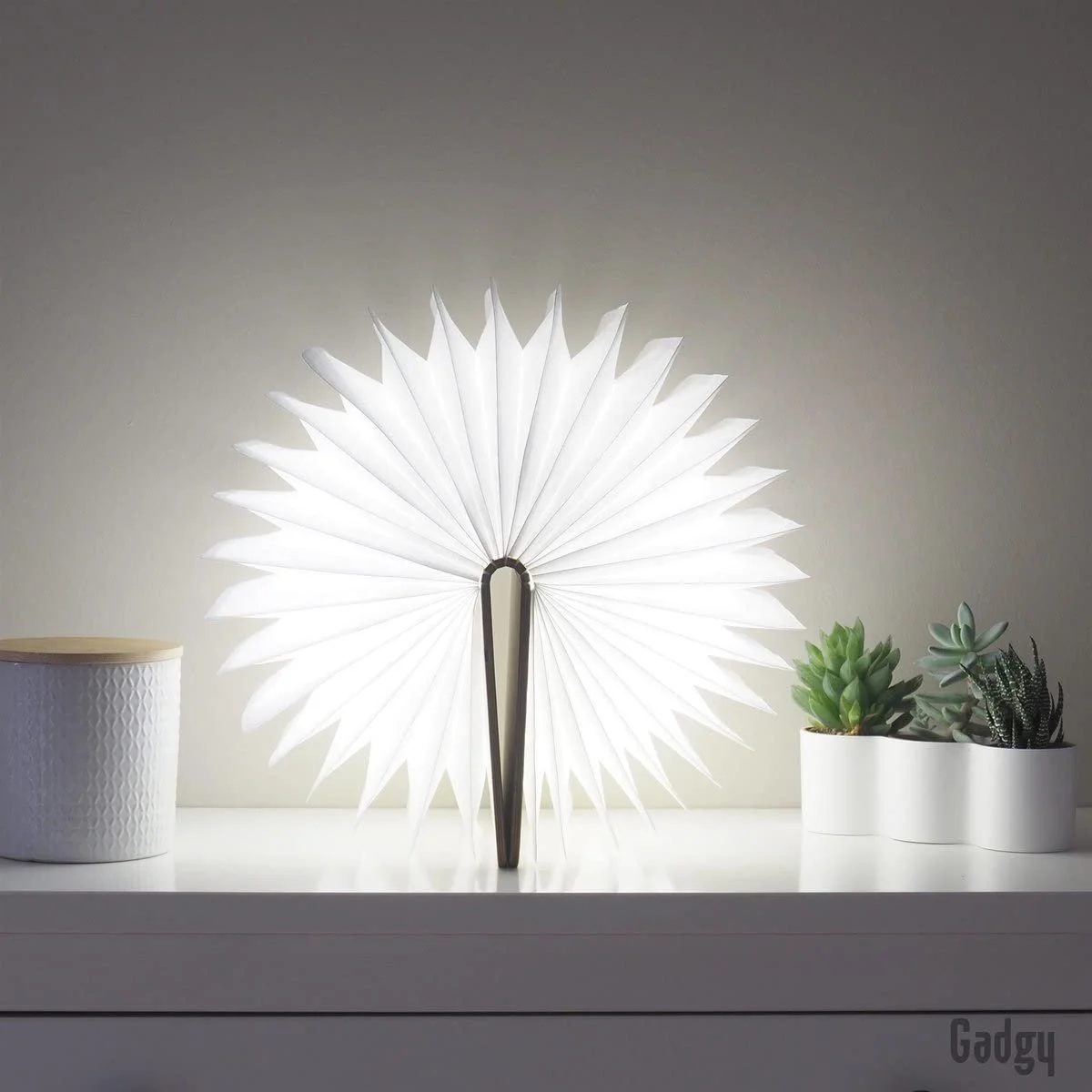 Настільна лампа Gadgy Book lamp велика магнітна Tyvek 3 кольори 360 градусів, фото №4