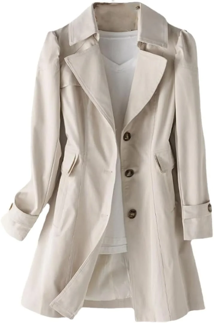 Тренч Vagbalena Модний Жіночий Довгий Однобортний, фото №1 Тренч Vagbalena Модний Жіночий Довгий Однобортний, фото №1