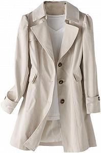 Тренч Vagbalena Модний Жіночий Довгий Однобортний - Фото 1