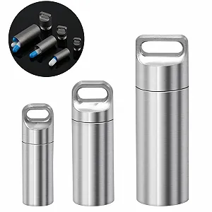 Футляр для таблеток TONYFY Портативний водонепроникний, титановий сплав, матовий M synthetic.ua - Фото 1