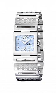 Годинник Festina XS F16555/3 жіночий аналоговий кварцовий нержавіюча сталь, сріблястий/синій - Фото 1