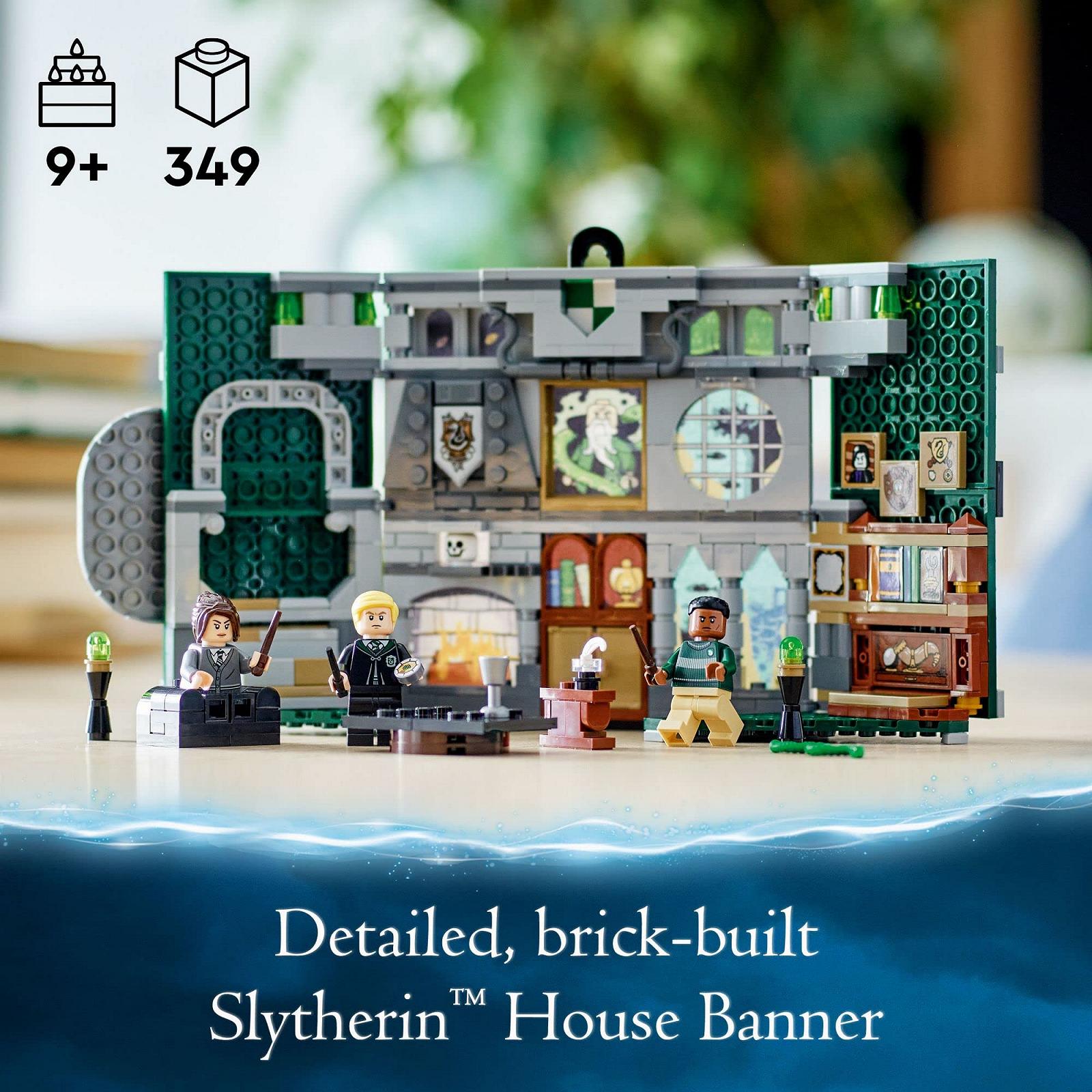 Конструктор LEGO Harry Potter 76410 Набор с Флагом Слизерина, фото №2