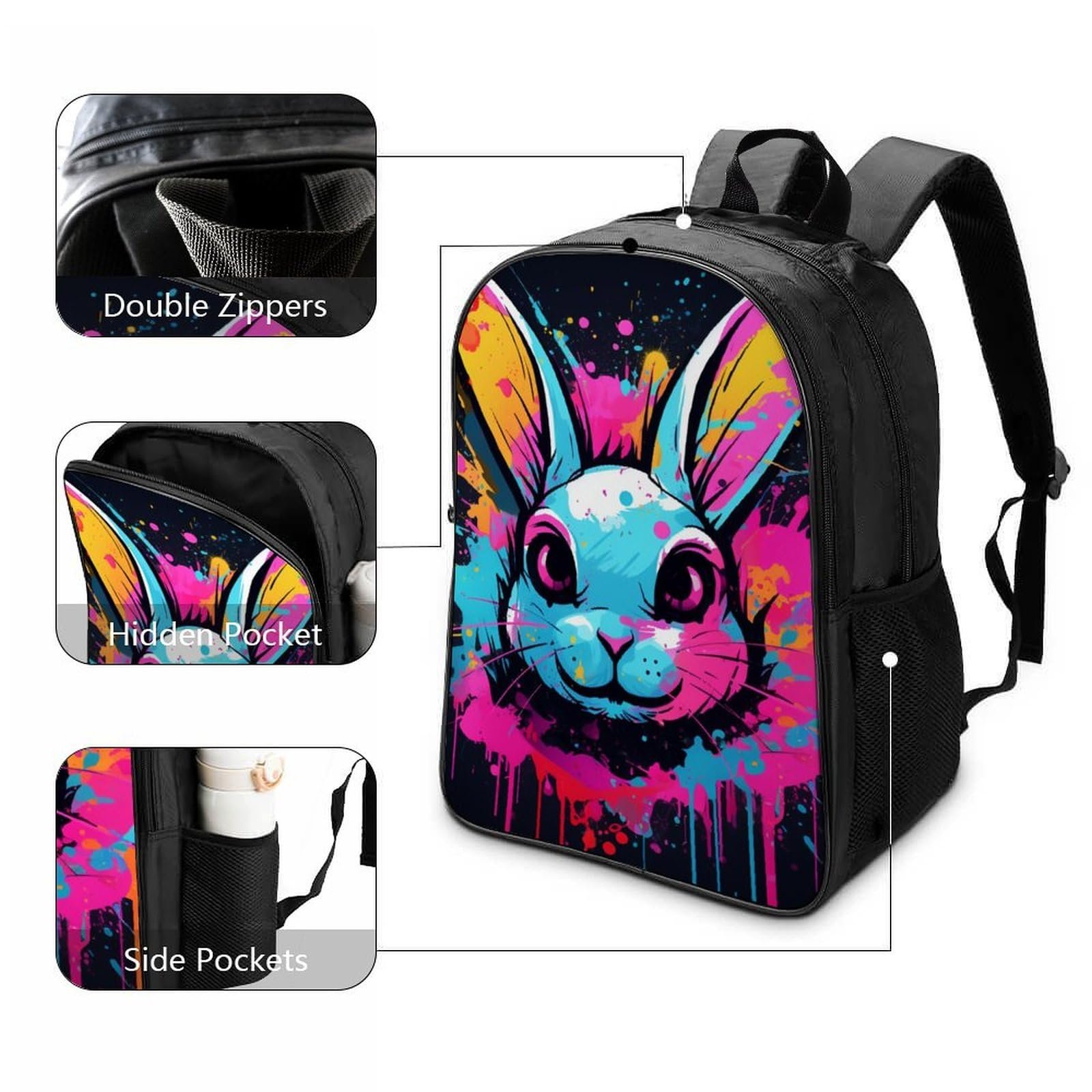 Ранець DPEOANEBN Rabbit 40x28x16см, фото №3