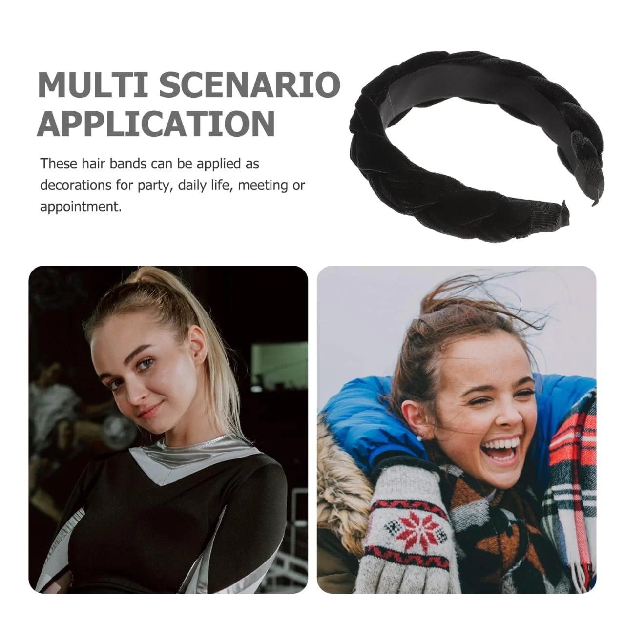 Обруч для волос Плетеный, фото №7