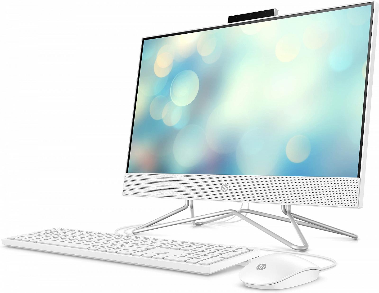 Моноблок HP 22-dd2001ss 21.5" Full HD Intel Celeron J4025 8GB RAM 256GB SSD Intel UHD Graphics 600 без Операційної системи Білий Іспанська клавіатура QWERTY, фото №2