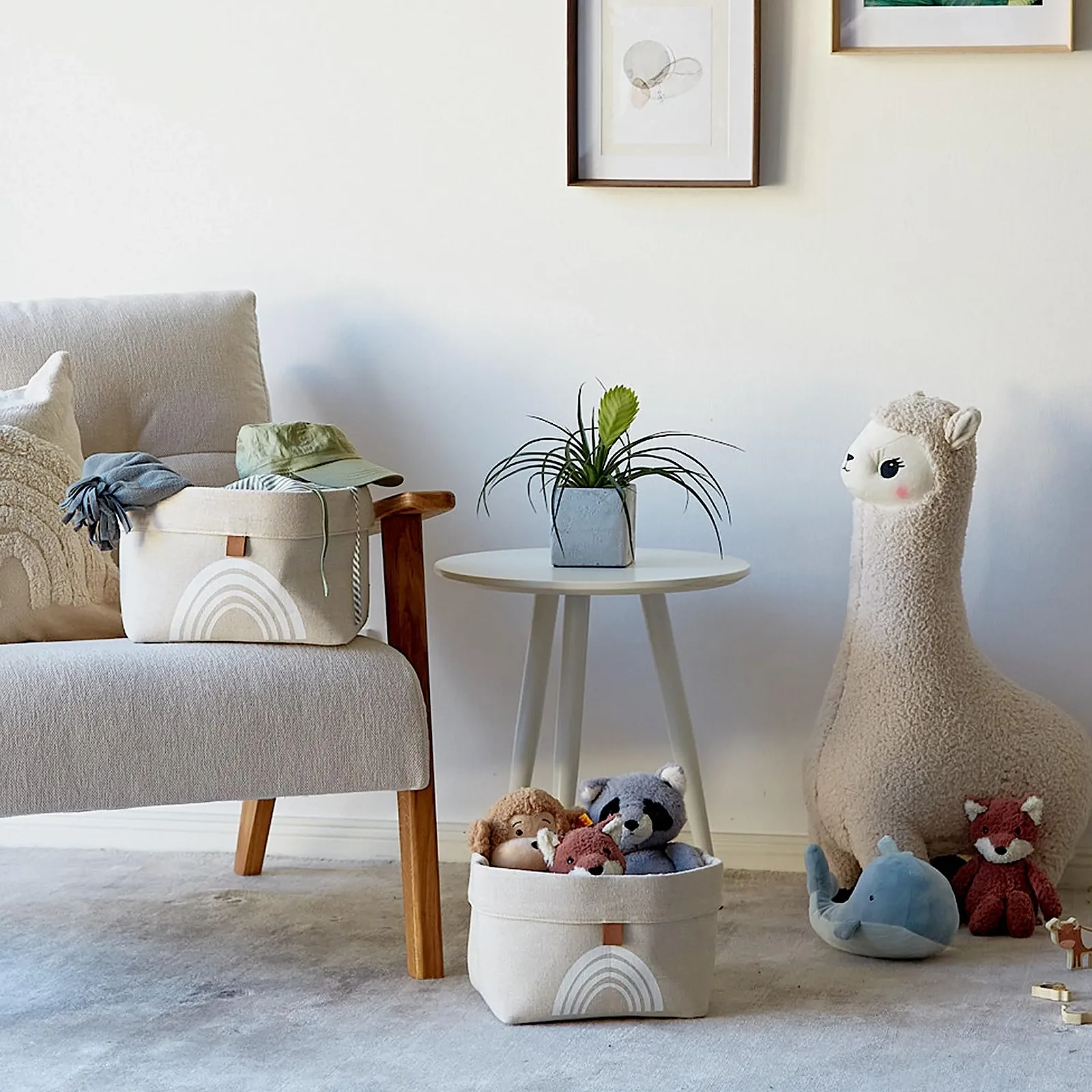 Органайзер LOVE IT STORE IT Premium Набор корзин для хранения Бежевый для детской комнаты и ванной комнаты, фото №6