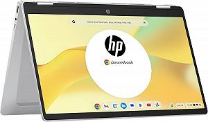 Ноутбук 14" HP Chromebook x360 14b-cd0213ng Intel Celeron N4020 RAM 4GB eMMC 64GB 11год батарея Chrome OS (UKR) - Фото 1