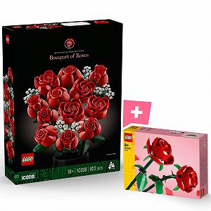 Конструктор Lego Botanical Collection Icons Creator Rose Bouquet Roses 10328 & 40460 - Фото 1