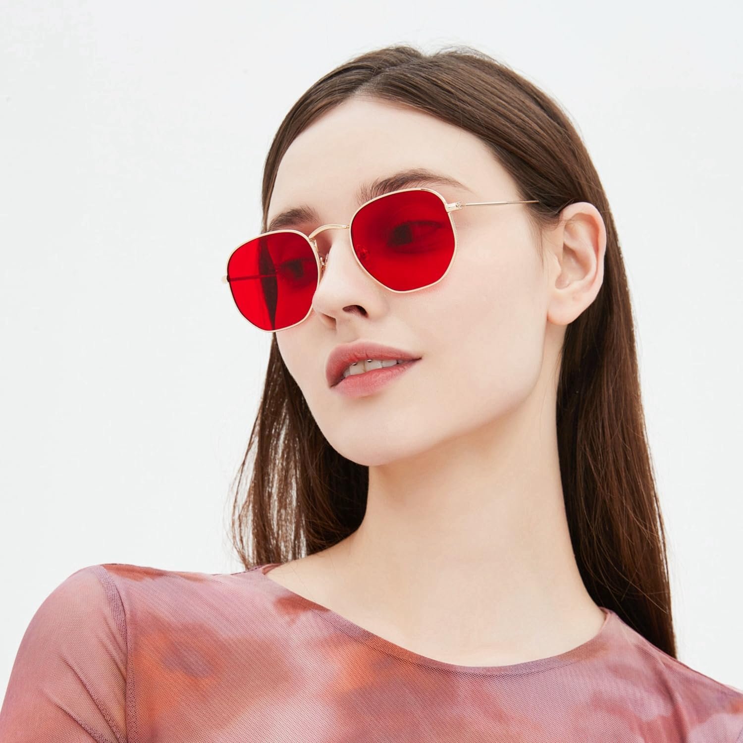 Сонцезахисні окуляри Fashion Qinqilanqi-S, Класична надлегка металева оправа, UV захист, фото №4 Сонцезахисні окуляри Fashion Qinqilanqi-S, Класична надлегка металева оправа, UV захист, фото №4