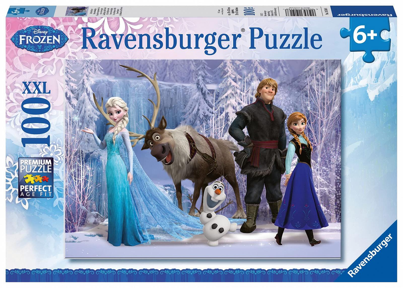 Детский пазл XXL Ravensburger Disney Frozen 10516 В королевстве Снежной королевы 100 элементов, фото №1 Детский пазл XXL Ravensburger Disney Frozen 10516 В королевстве Снежной королевы 100 элементов, фото №1