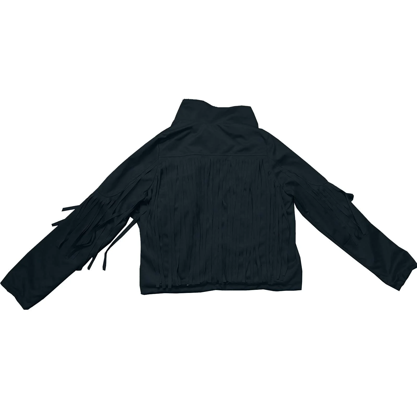 Коротка куртка з бахромою для жінок, фото №8 Коротка куртка з бахромою для жінок, фото №8